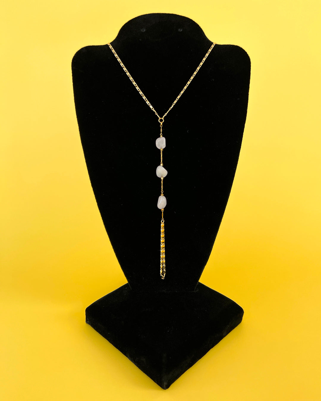✦ The Minimalist ✦ Crystal Nuggets Gold-Filled Hand Chain