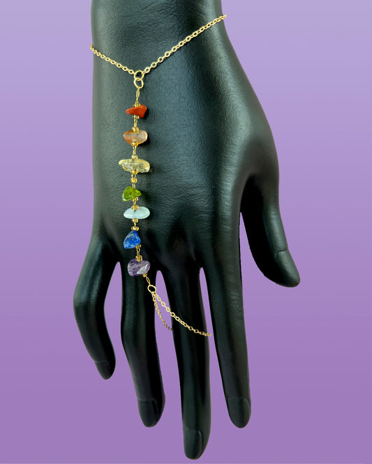 ✦ The Minimalist ✦ Feel The Flow CHAKRA Hand Chain