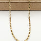 24K Mariner Gold-Filled Puffed Choker Necklace